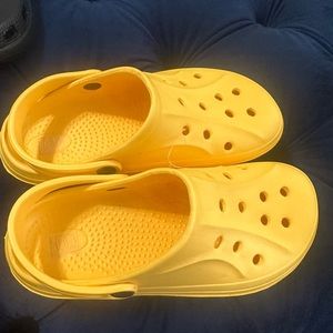 Yellow crocs